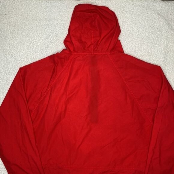 Vintage L.L. Bean Red Anorak Jacket: Size Large - Picture 4 of 11